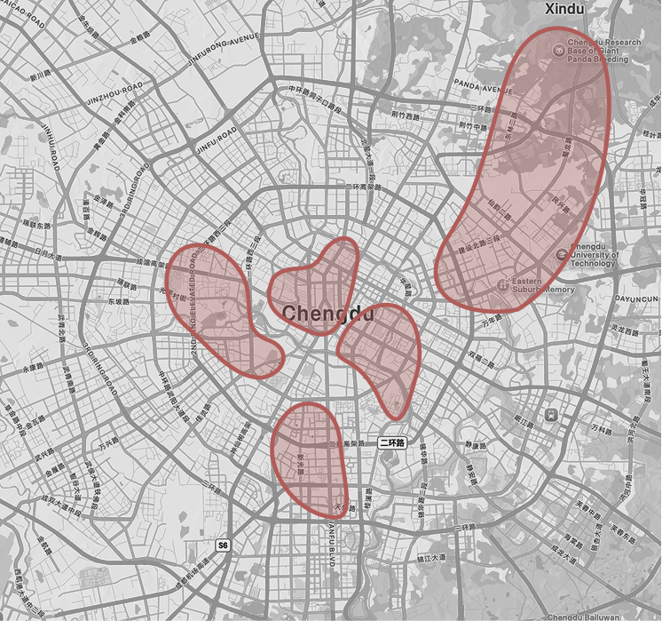 Interactive Map of Chengdu